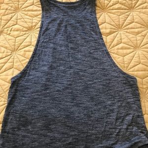 lululemon high neck narrow tank *size 6 Grey